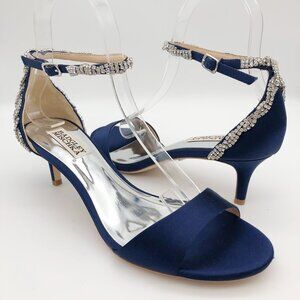 Badgley Mischka Yareli Heeled Sandal Navy 7.5
